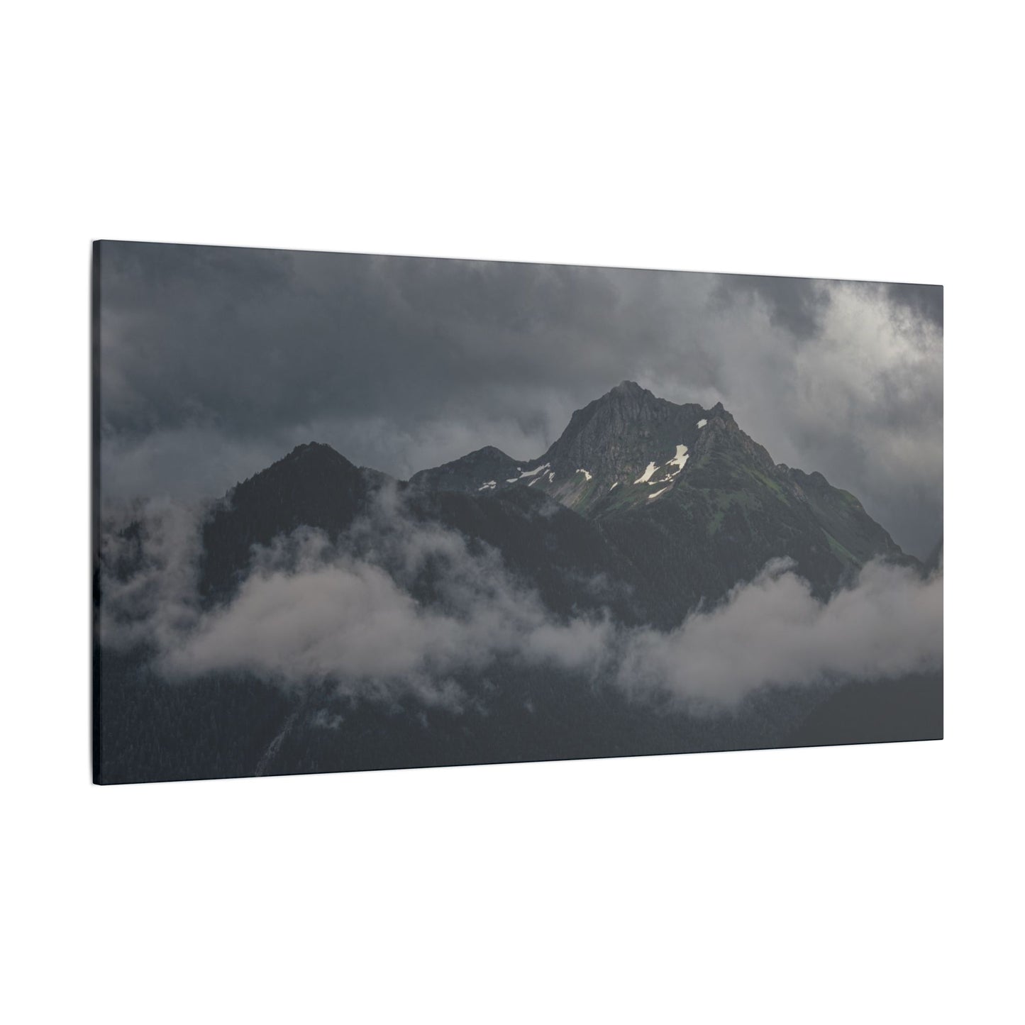 Sitka, Alaska Mountains - Canvas Wall Art, Home Decor, Nature Art, Landscape Print, Wall Decor