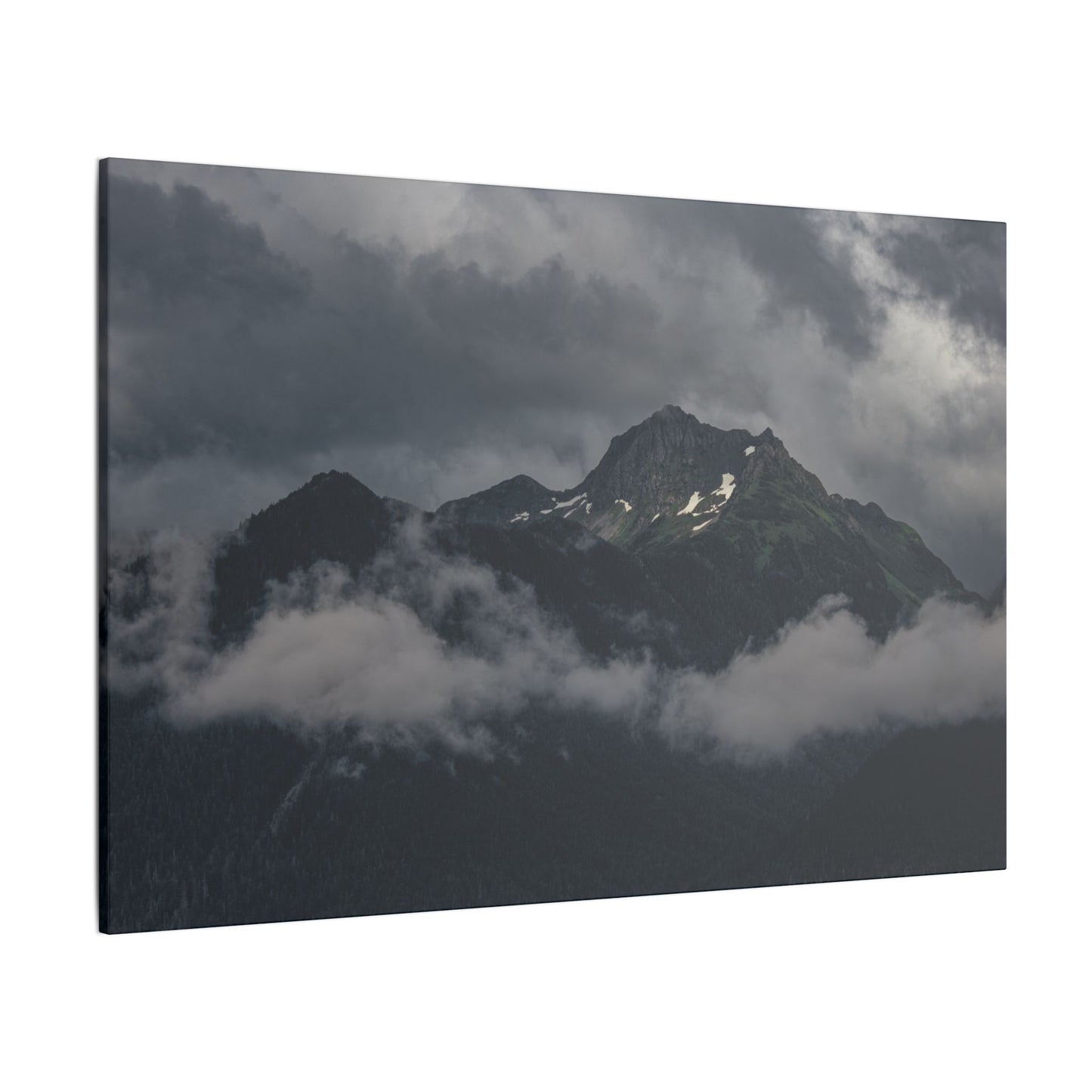 Sitka, Alaska Mountains - Canvas Wall Art, Home Decor, Nature Art, Landscape Print, Wall Decor