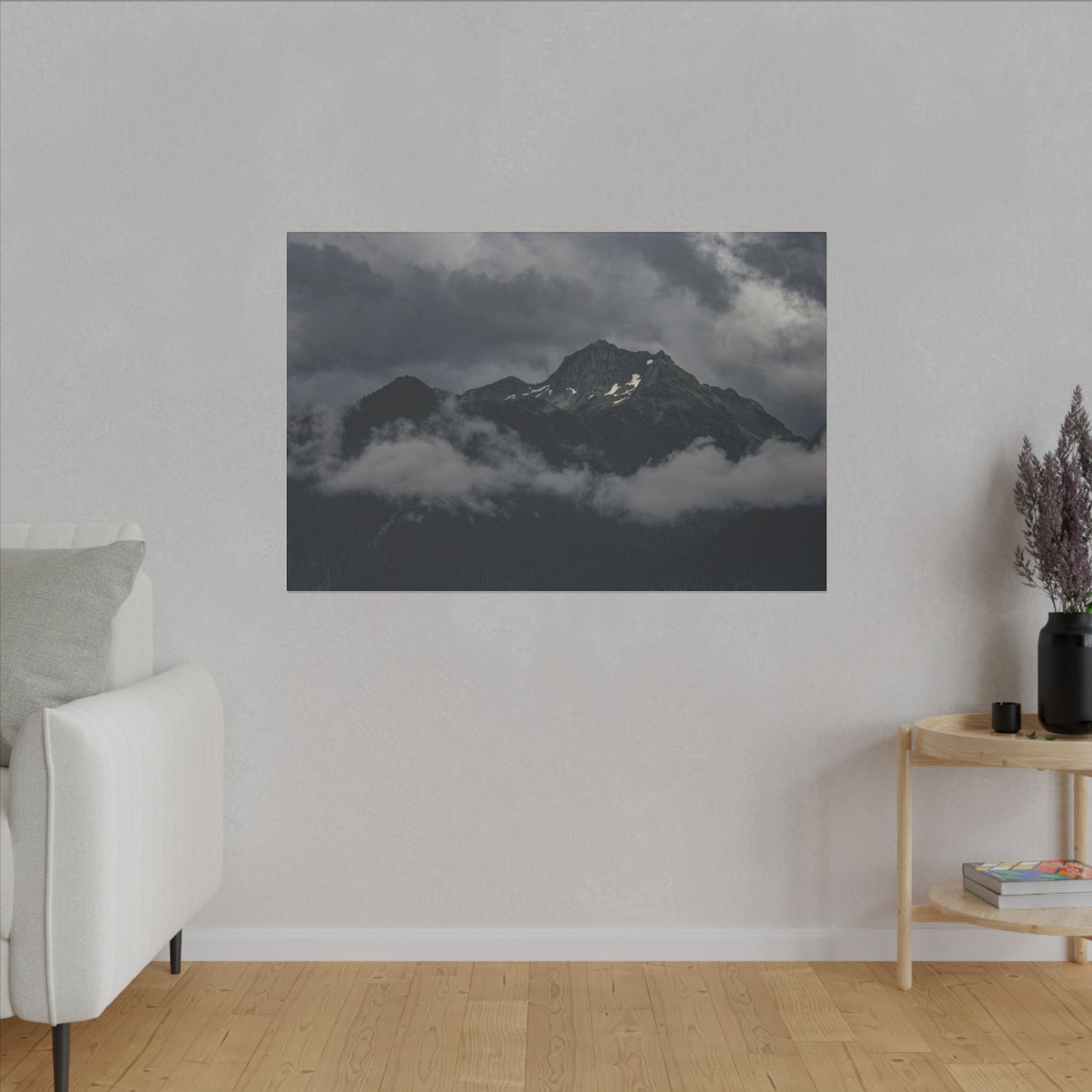 Sitka, Alaska Mountains - Canvas Wall Art, Home Decor, Nature Art, Landscape Print, Wall Decor