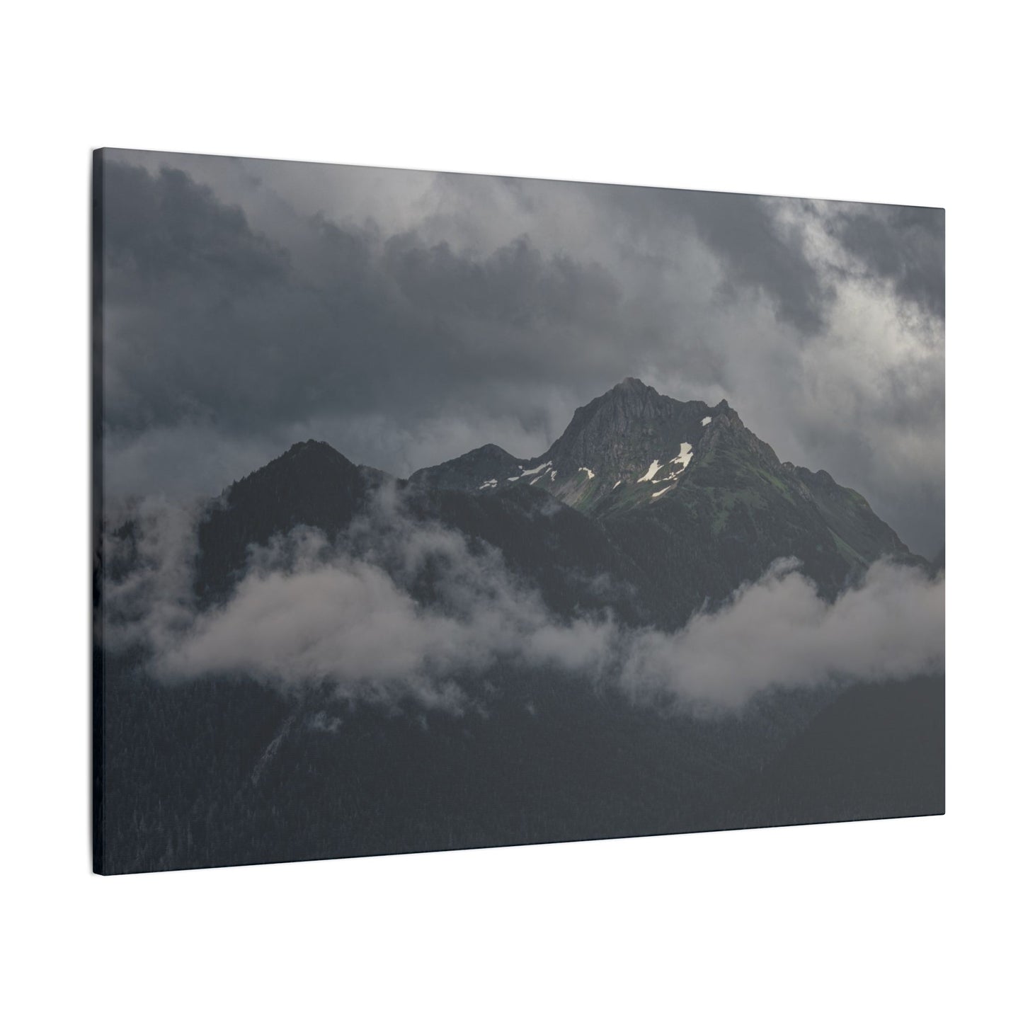 Sitka, Alaska Mountains - Canvas Wall Art, Home Decor, Nature Art, Landscape Print, Wall Decor