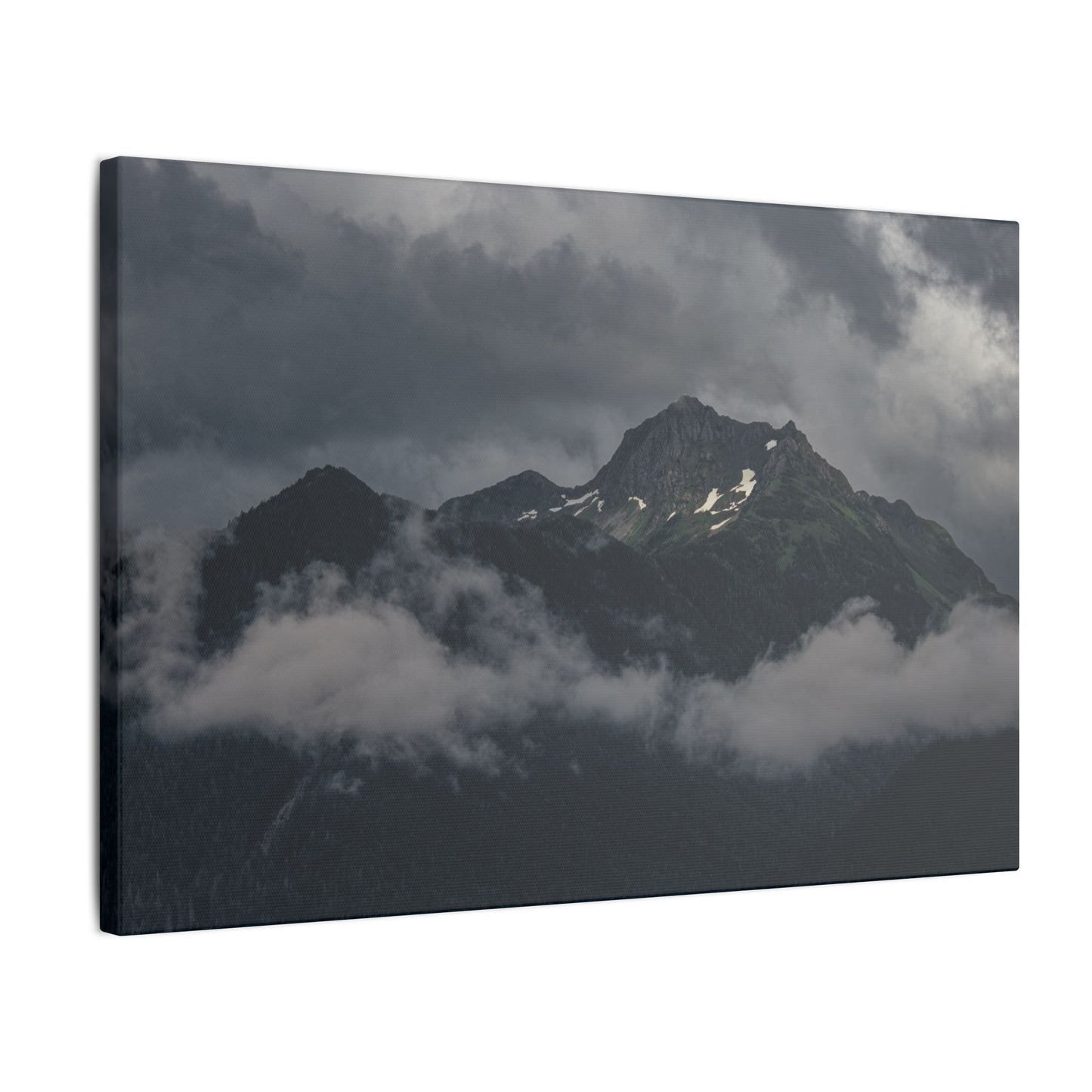 Sitka, Alaska Mountains - Canvas Wall Art, Home Decor, Nature Art, Landscape Print, Wall Decor
