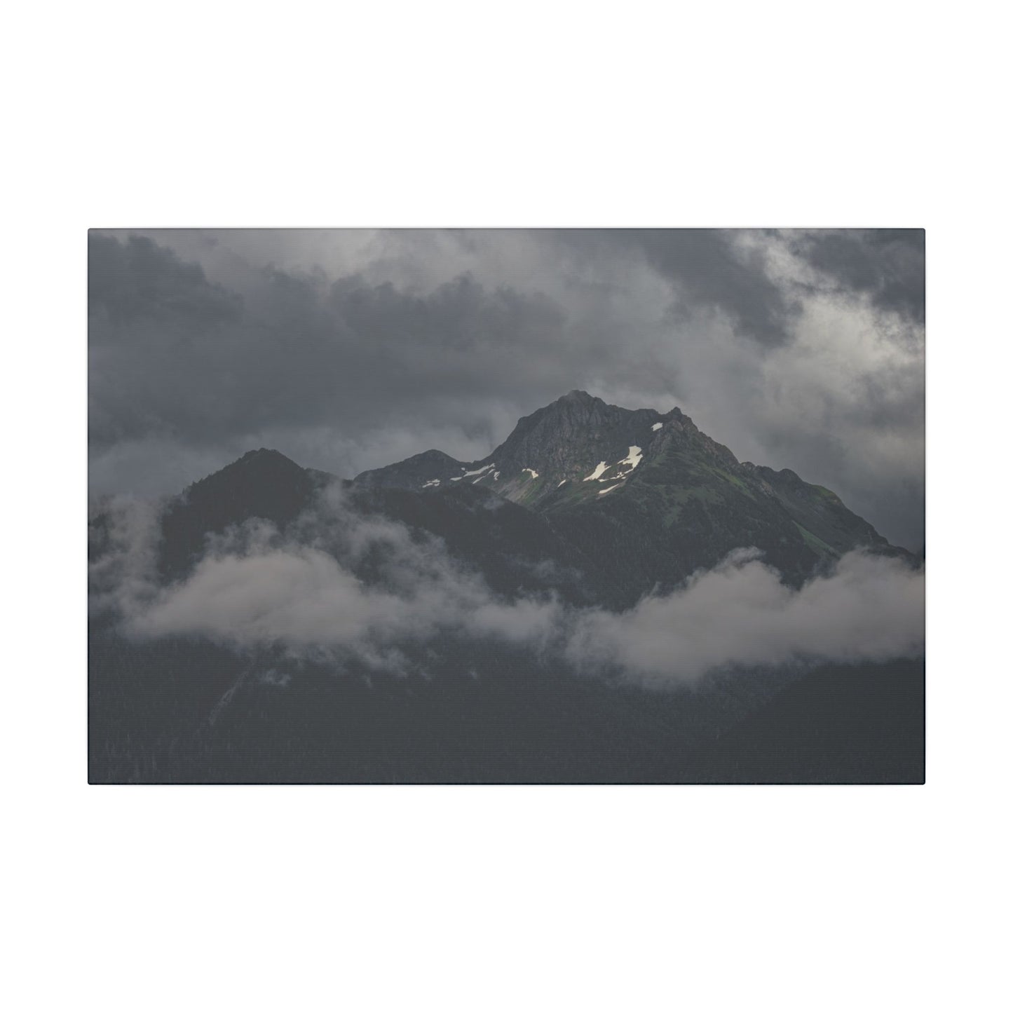 Sitka, Alaska Mountains - Canvas Wall Art, Home Decor, Nature Art, Landscape Print, Wall Decor