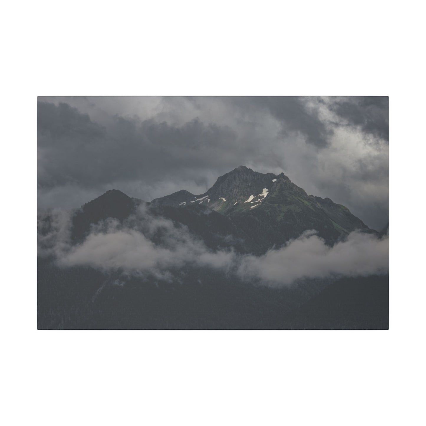 Sitka, Alaska Mountains - Canvas Wall Art, Home Decor, Nature Art, Landscape Print, Wall Decor