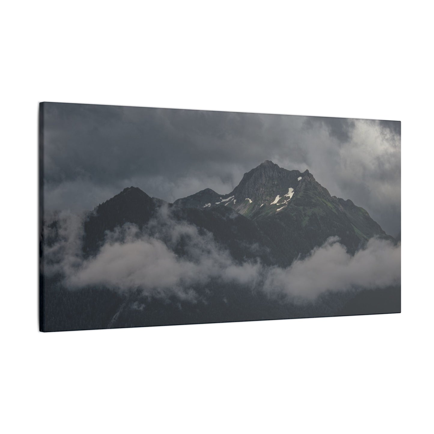 Sitka, Alaska Mountains - Canvas Wall Art, Home Decor, Nature Art, Landscape Print, Wall Decor