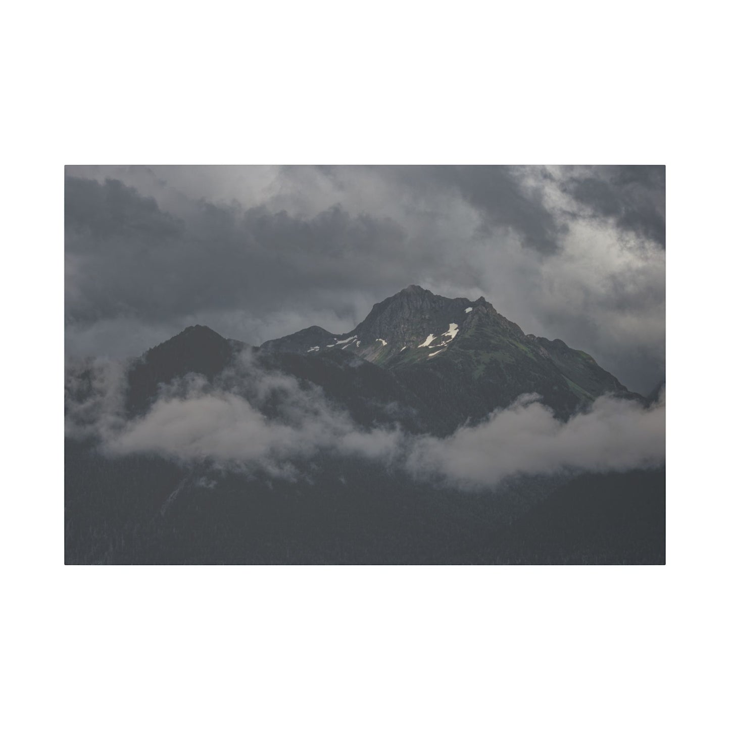 Sitka, Alaska Mountains - Canvas Wall Art, Home Decor, Nature Art, Landscape Print, Wall Decor