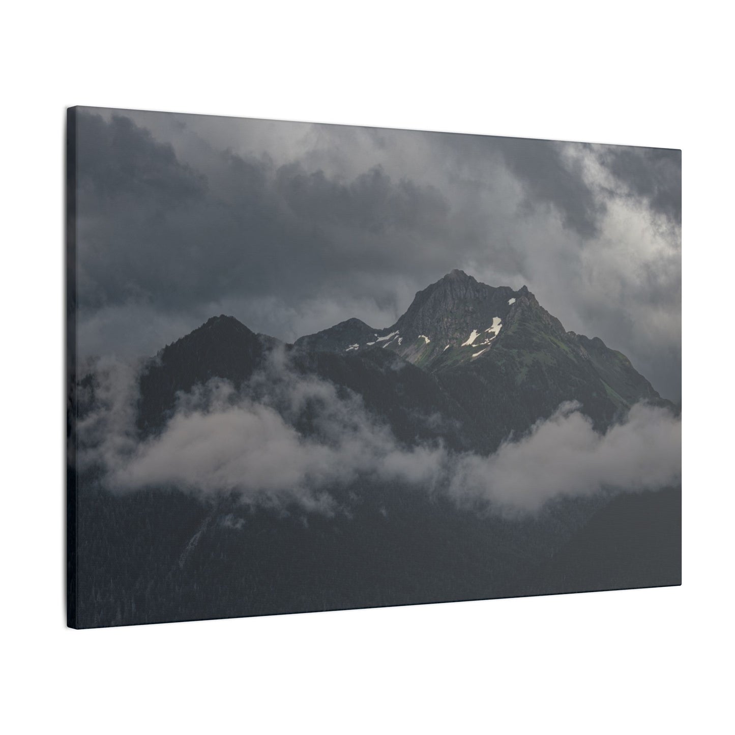 Sitka, Alaska Mountains - Canvas Wall Art, Home Decor, Nature Art, Landscape Print, Wall Decor