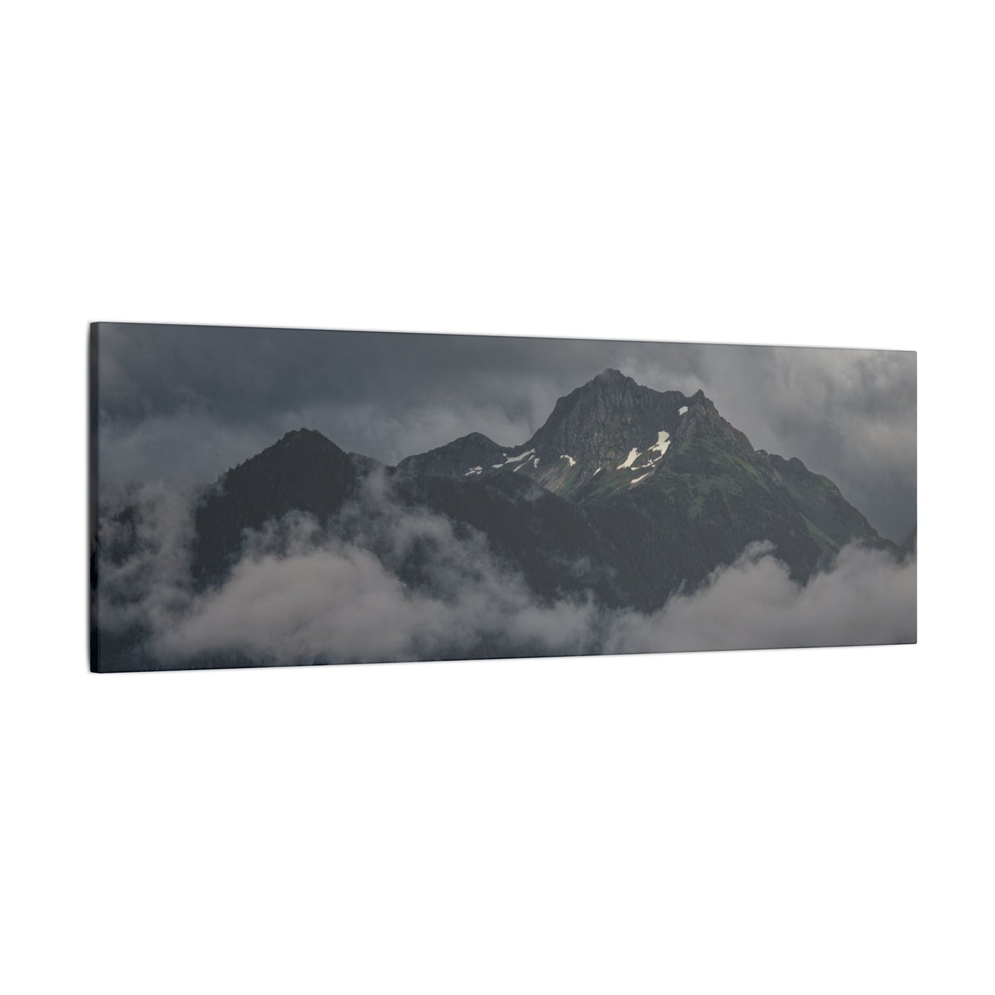 Sitka, Alaska Mountains - Canvas Wall Art, Home Decor, Nature Art, Landscape Print, Wall Decor