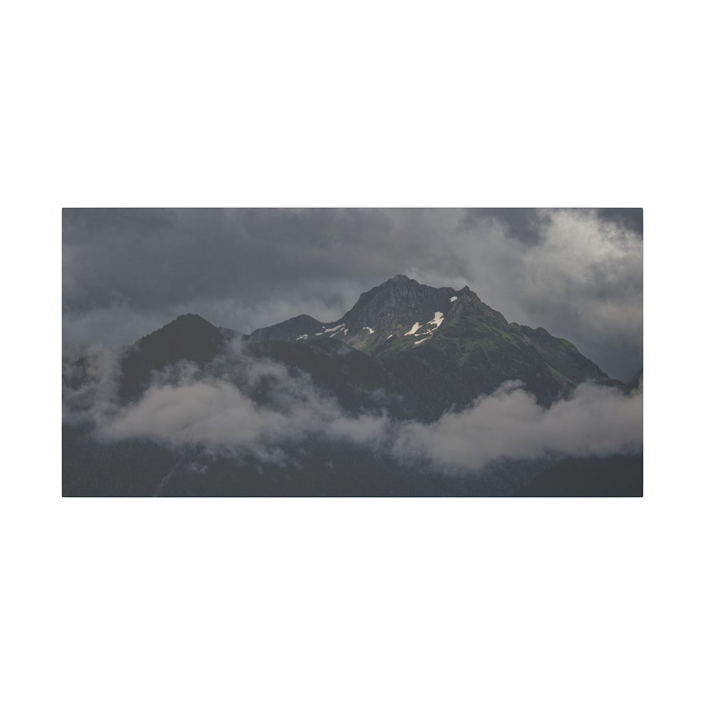 Sitka, Alaska Mountains - Canvas Wall Art, Home Decor, Nature Art, Landscape Print, Wall Decor