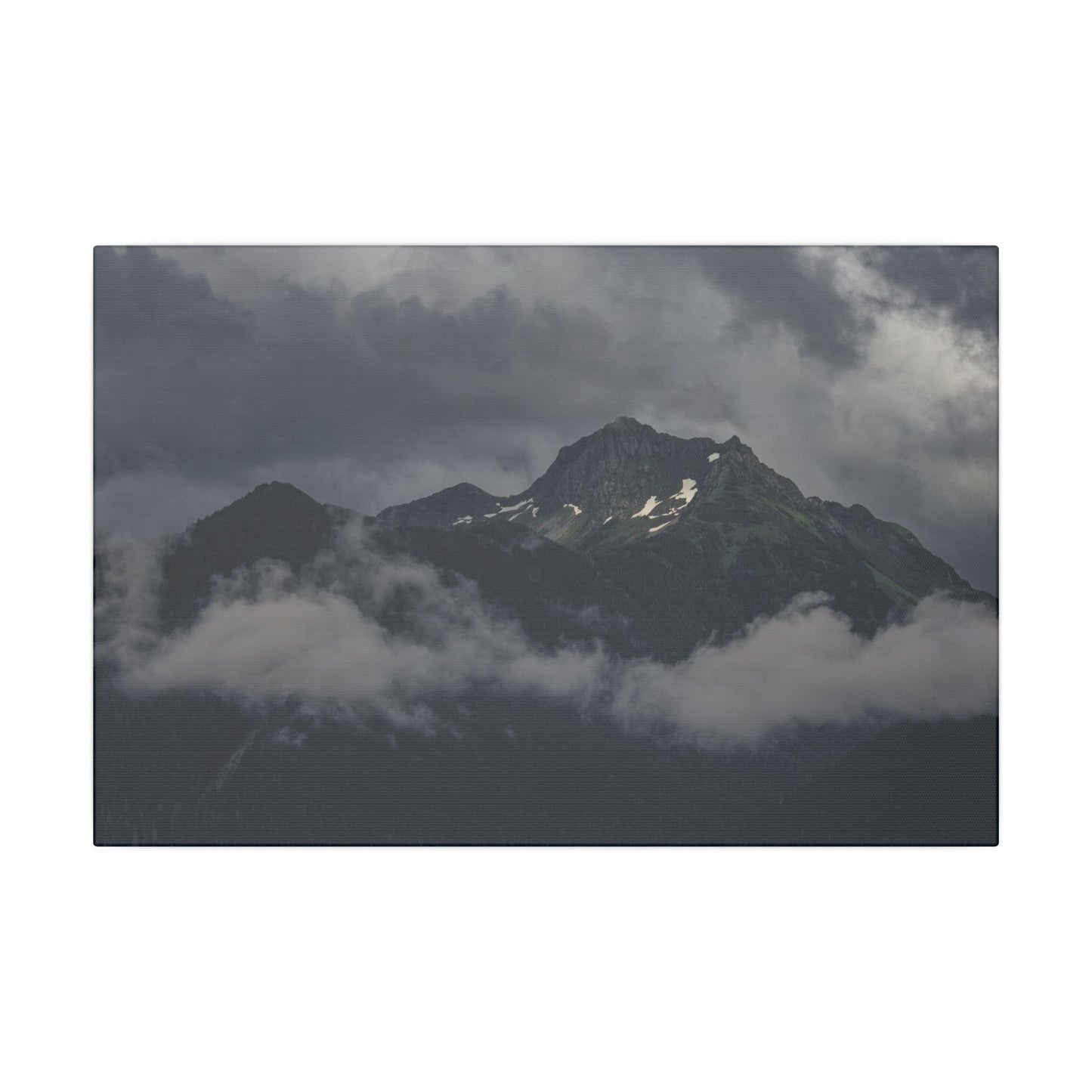 Sitka, Alaska Mountains - Canvas Wall Art, Home Decor, Nature Art, Landscape Print, Wall Decor