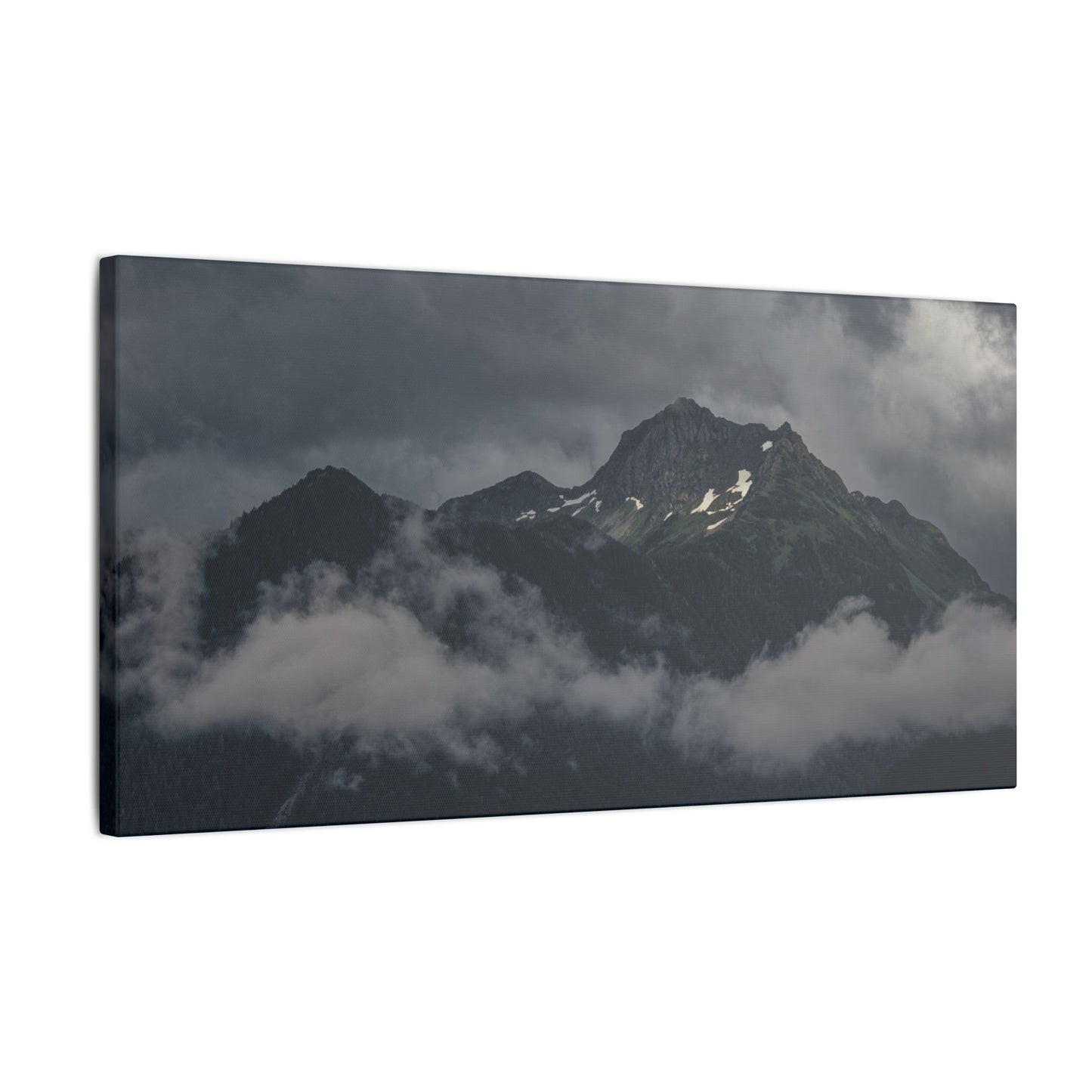 Sitka, Alaska Mountains - Canvas Wall Art, Home Decor, Nature Art, Landscape Print, Wall Decor